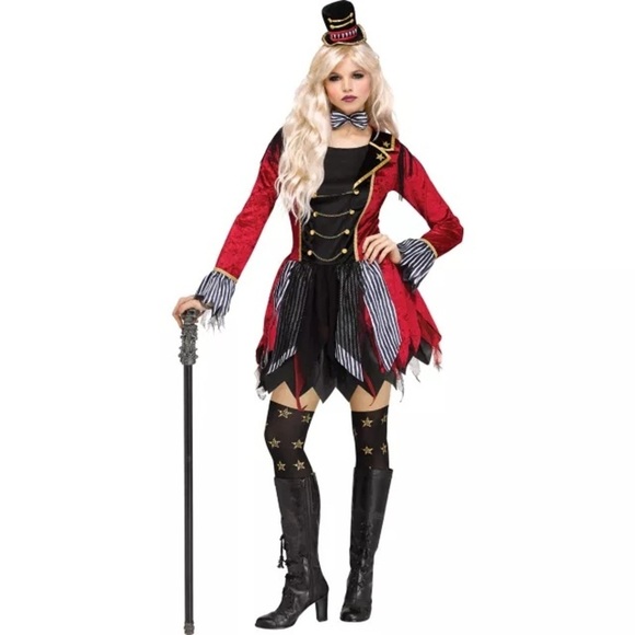 Spirit Halloween | Women’s Dark Ringmaster Costume - Picture 1 of 3